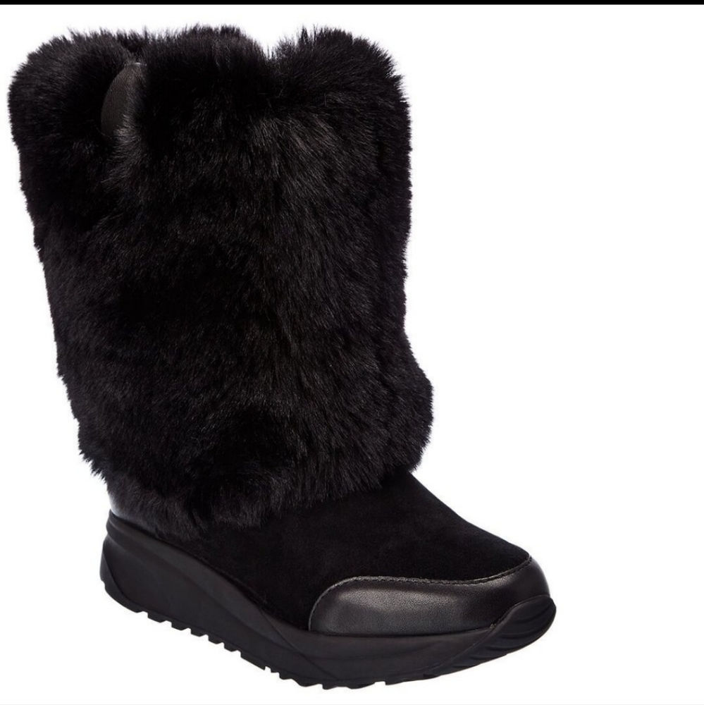 Australia Luxe Collective Zhinu Boots Fur Designer Size 7